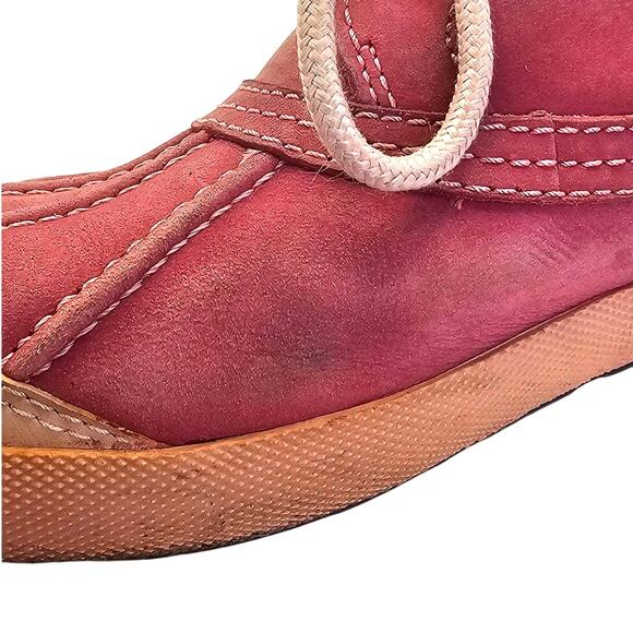 UGG Australia Waddler Kidcore Mauve Pink Leather Fisherman Waterproof Shoes - Picture 8 of 13